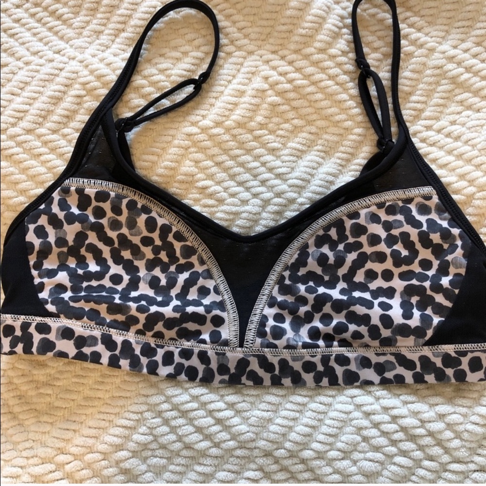 Leopard lululemon sports bra